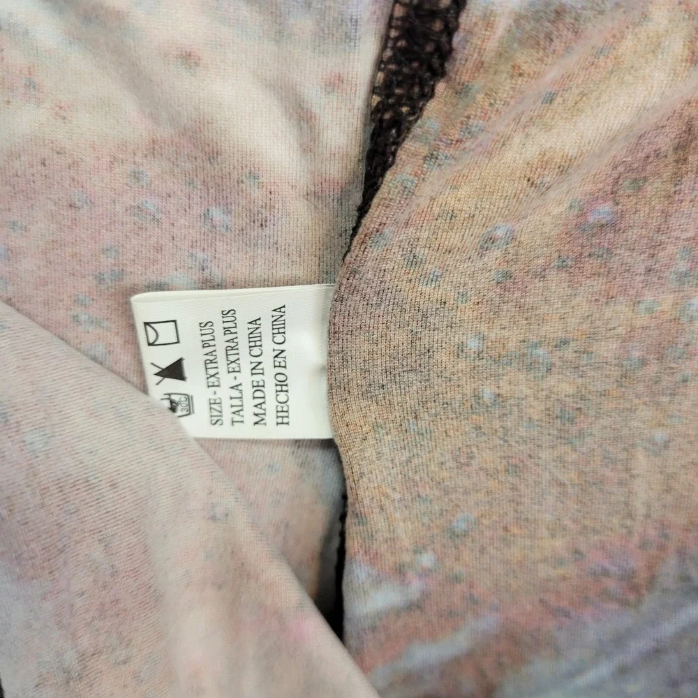New Mix Dark Galaxy Polyester Spandex‎ Ankle Leggings Extra Plus Size